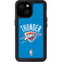 NBA OKC Thunder Distressed iPhone 15 Waterproof Case